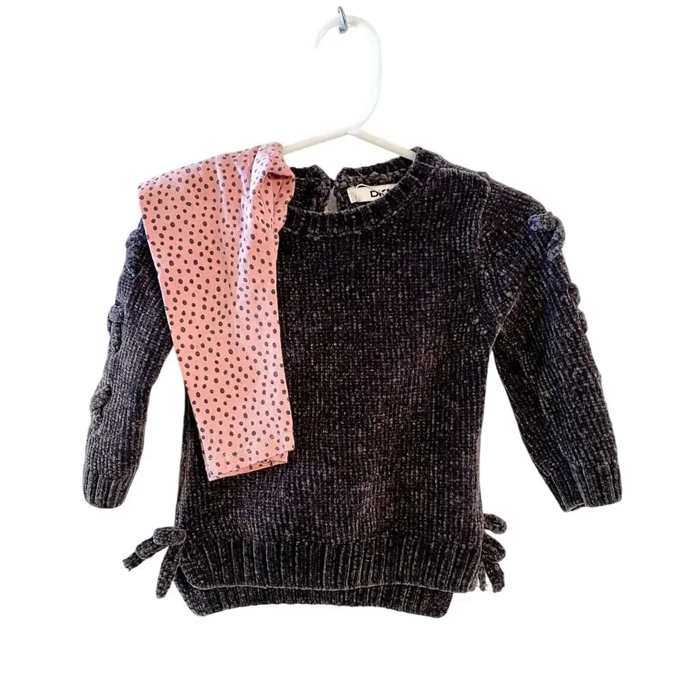 DKNY Sweater And Pants Set Size 12m